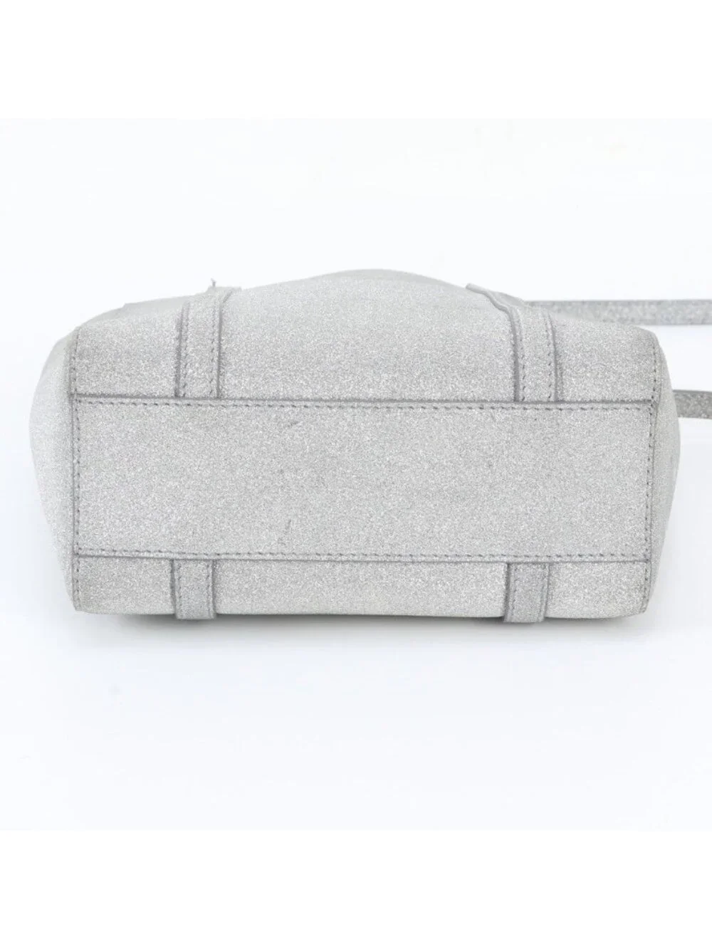 Balenciaga Everyday Tote Xxs Leather 2-Way Shoulder Bag Crossbody Hand Silver